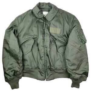Military Flyer's Jacket CWU-45/P Flight Aramid Vintage 90s Gulf War 46-48 XL